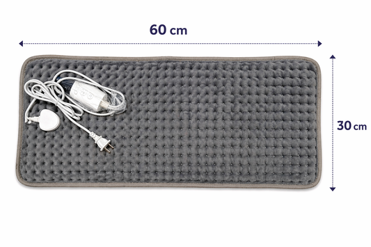 Compresa Térmica Eléctrica 60x30 cm | Alivio de Dolor Muscular y Relajación Profunda