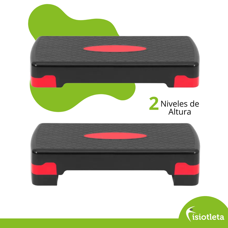 Step o Escalón para Ejercicios Aerobics 2 niveles