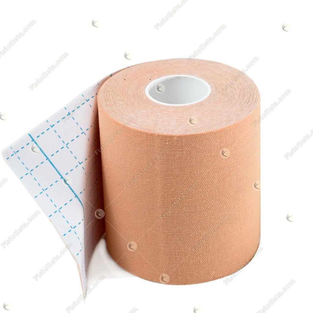 Tape Kinesiologico 6 Rotoli – 5 Cm X 5 M, Colore Pelle, Impermeabile, Elasticità 170%, Per Ginocchio, Spalla E Articolazioni